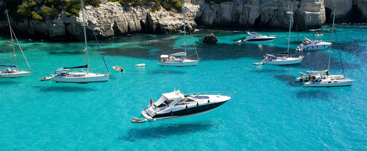 Calas de agua turquesa Menorca