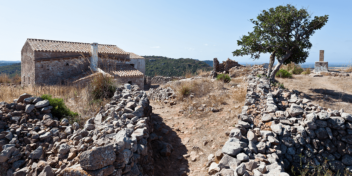 Castillo de Santa Agueda en Ferreries, Menorca
